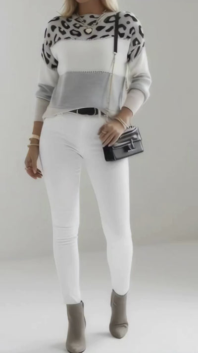 Maison Valmont - Elegant leopardgenser